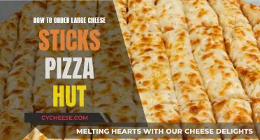 Cheese Stick Pizza: A Guide to Ordering Large Pizzas at Pizza Hut