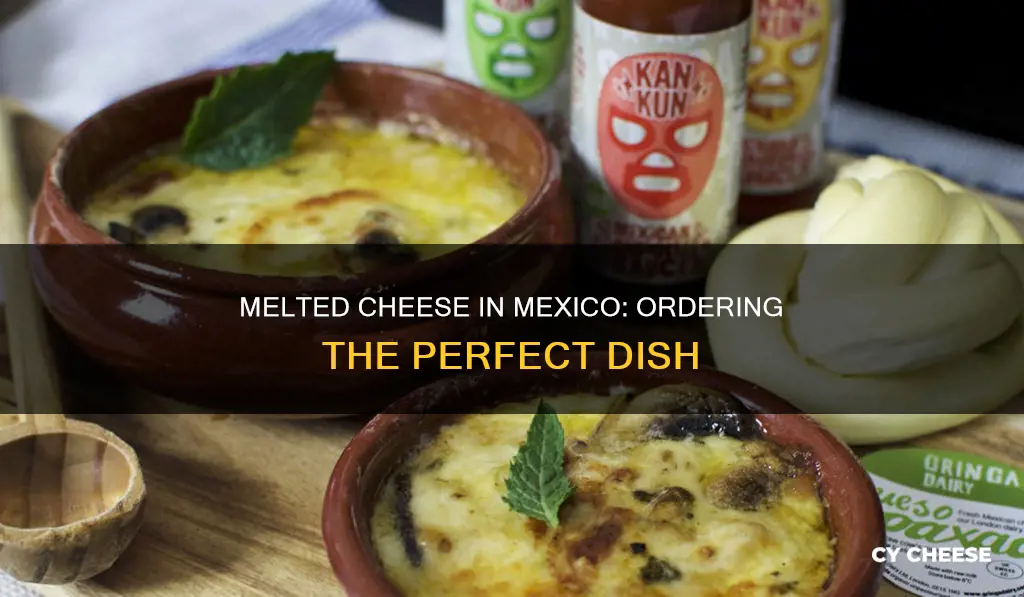 how to order melted cheese in mexico