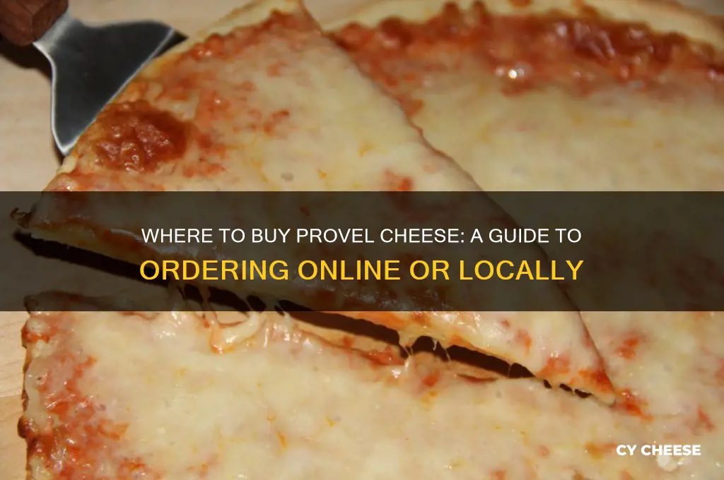 how to order provel cheese