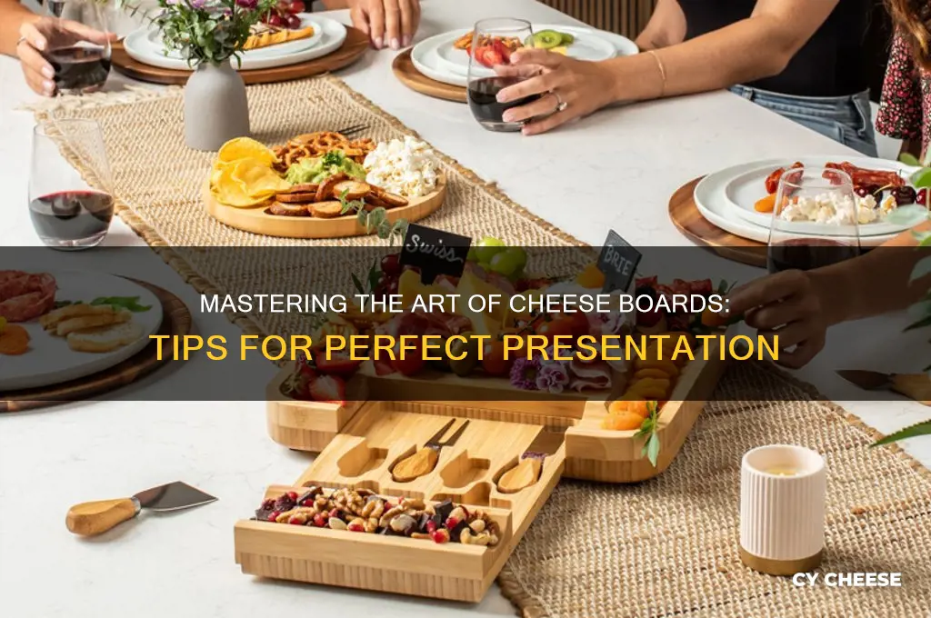 how to organize cheese board