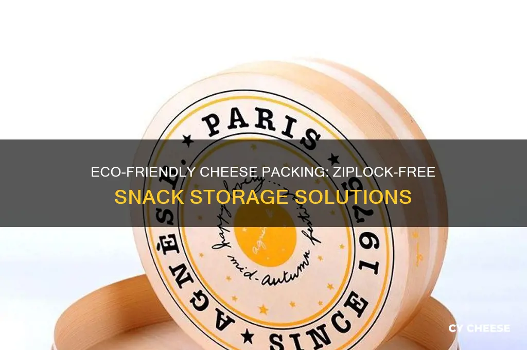 how to pack cheese for snack without ziplock