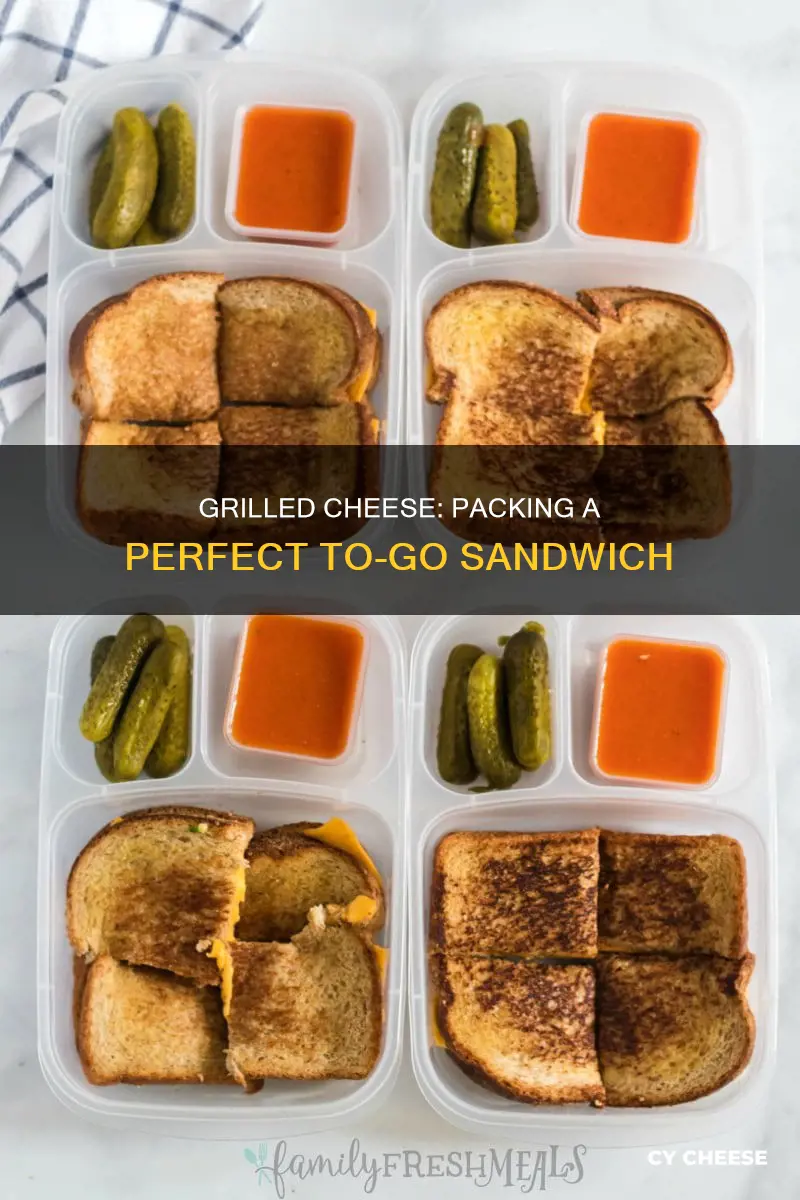 how to pack grilled cheese sandwich
