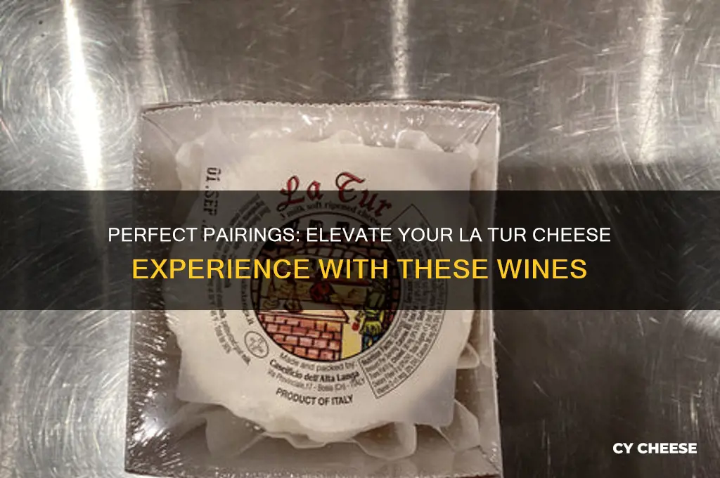 how to pair wine with la tur cheese