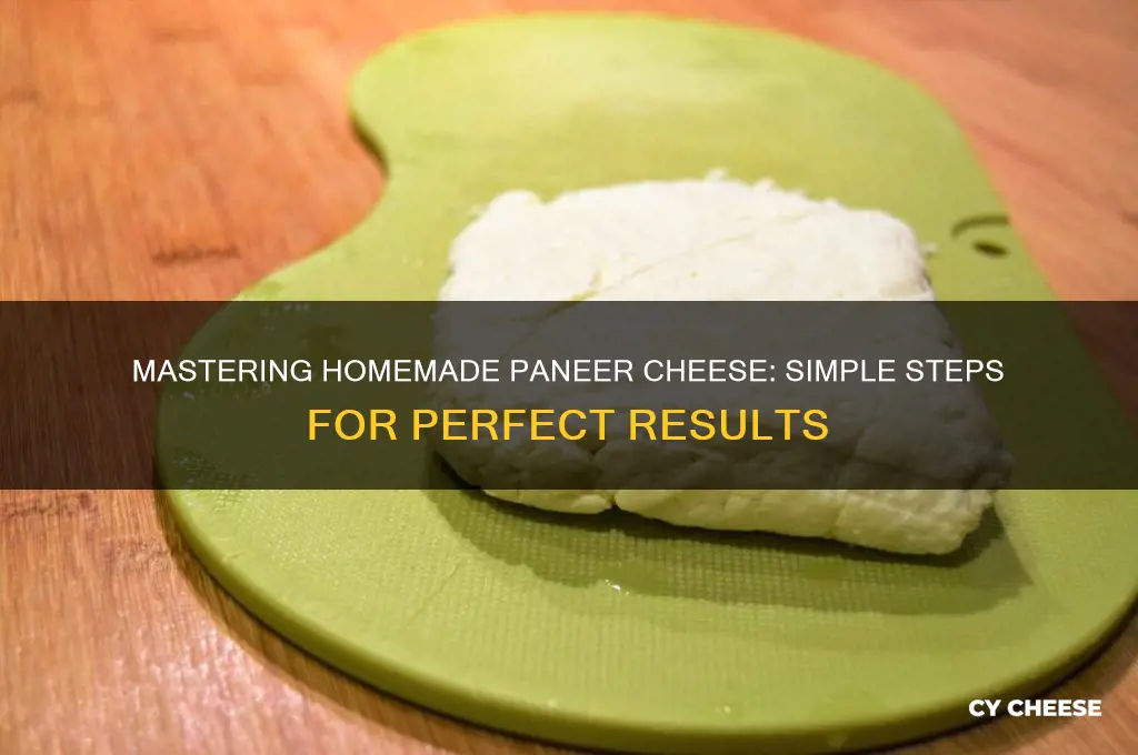 how to paneer cheese