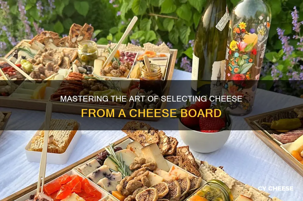 how to pick up cheese from cheese plate