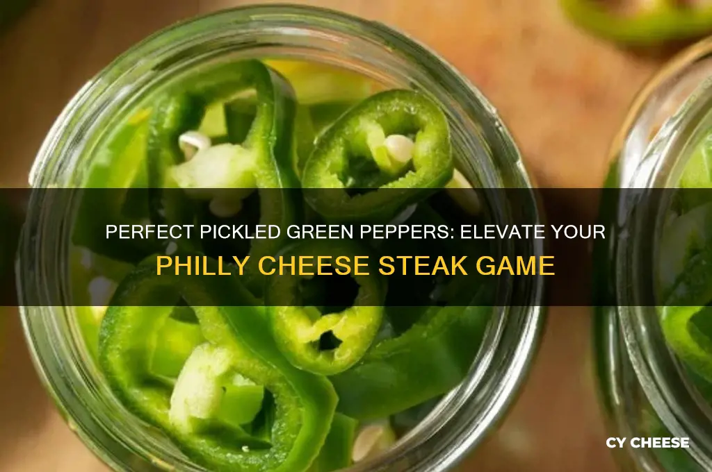 how to pickle green peppers for philly cheese steaks