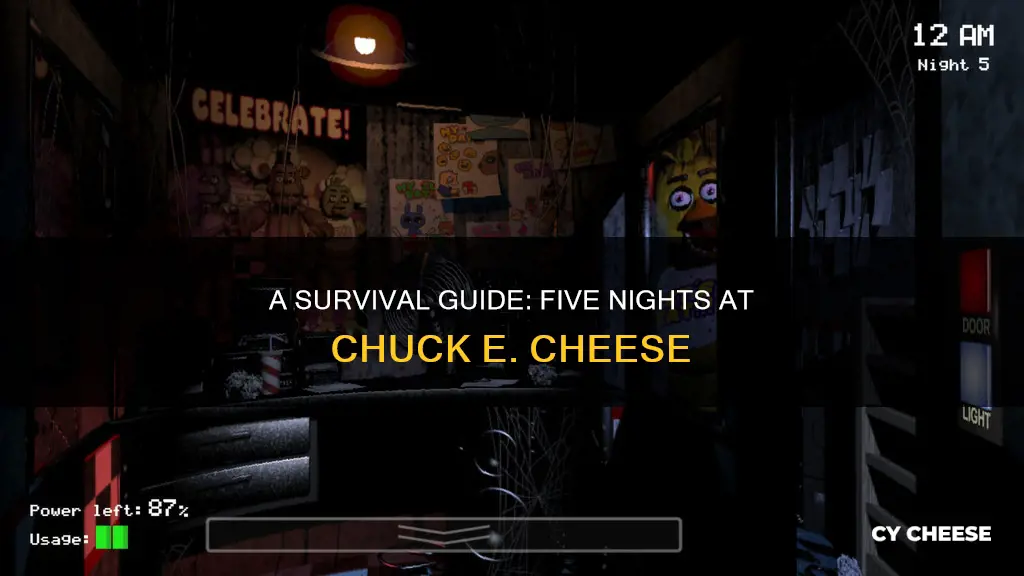 how to play five nights at chuck e cheese