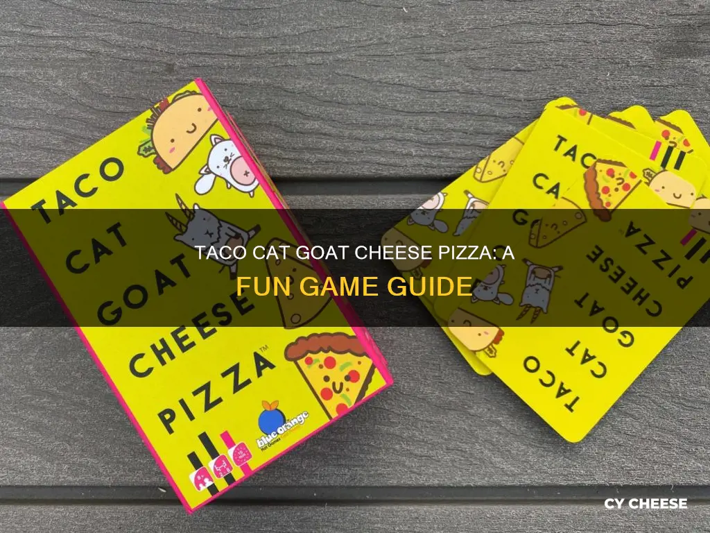 how to play taco cat goat cheese pizza