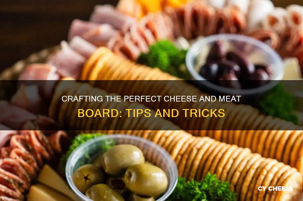how to prepare a cheese and meat board
