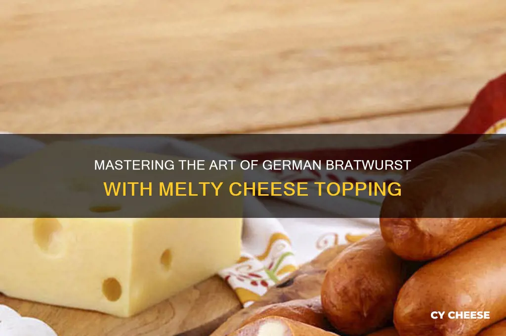 how to prepare a german brat with cheese