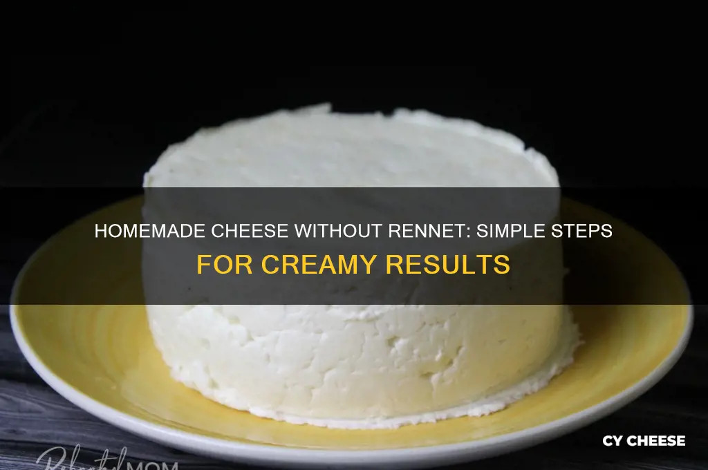 how to prepare cheese at home without rennet