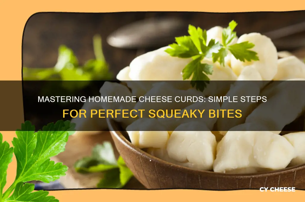 how to prepare cheese curds