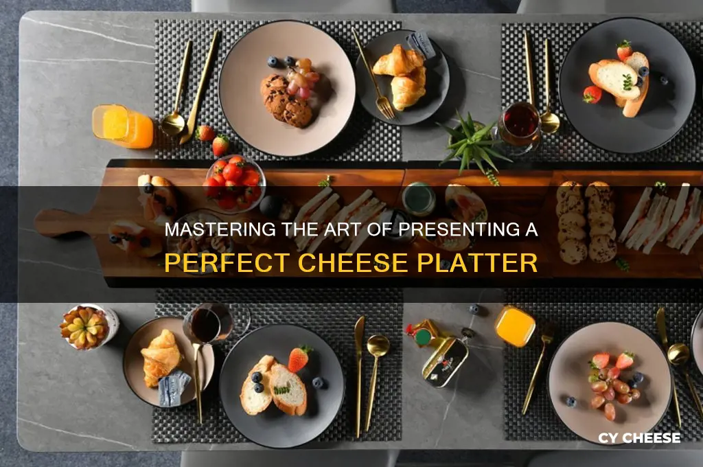 how to present cheese platter