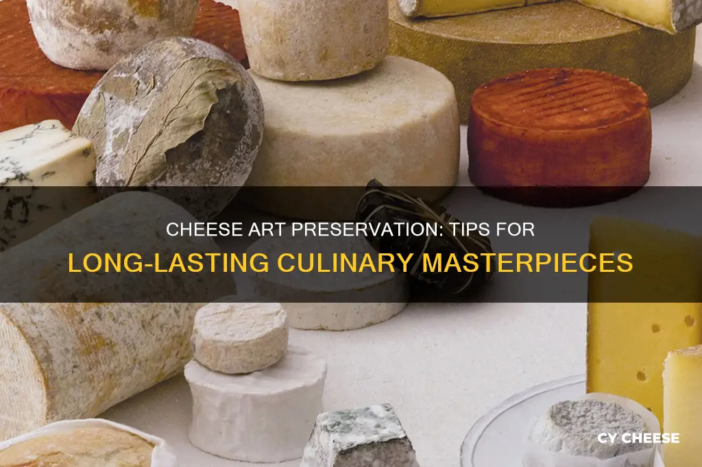 how to preserve art made out of cheese