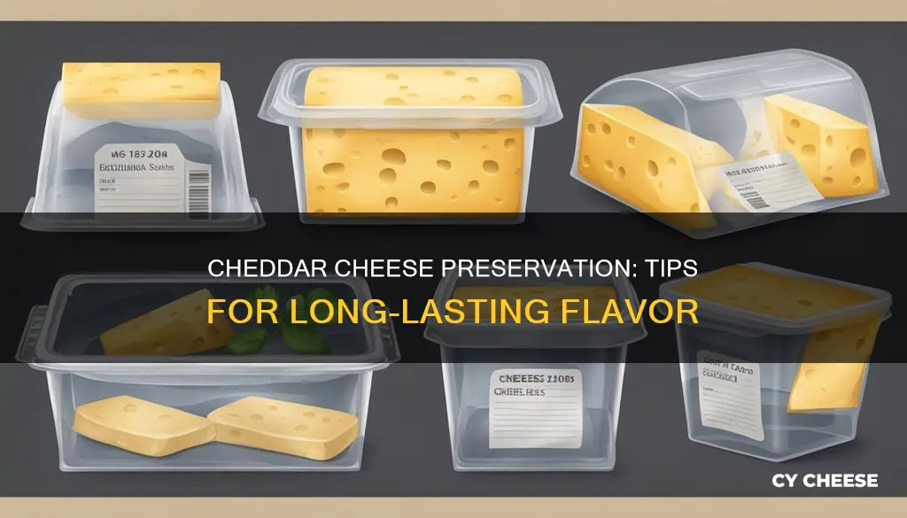 how to preserve cheddar cheese