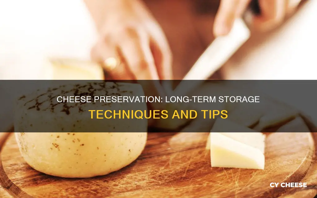 how to preserve cheese for long term storage