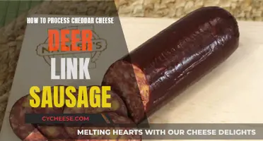 Crafting Cheddar Cheese and Deer Sausage Links