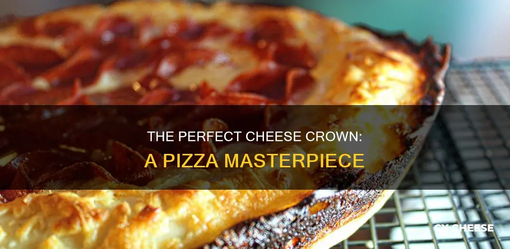 how to put a cheese crown on a pizza