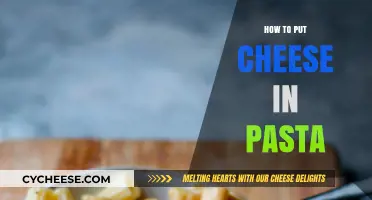 The Art of Adding Cheese to Pasta