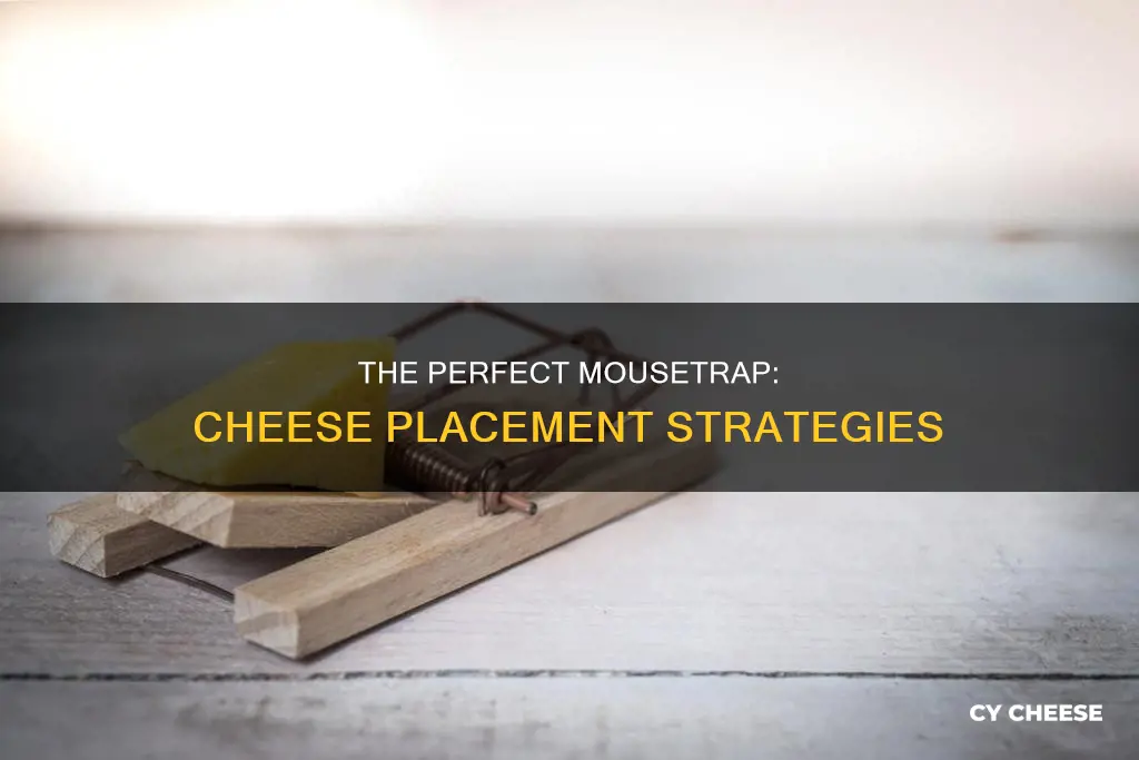 how to put cheese on a mousetrap