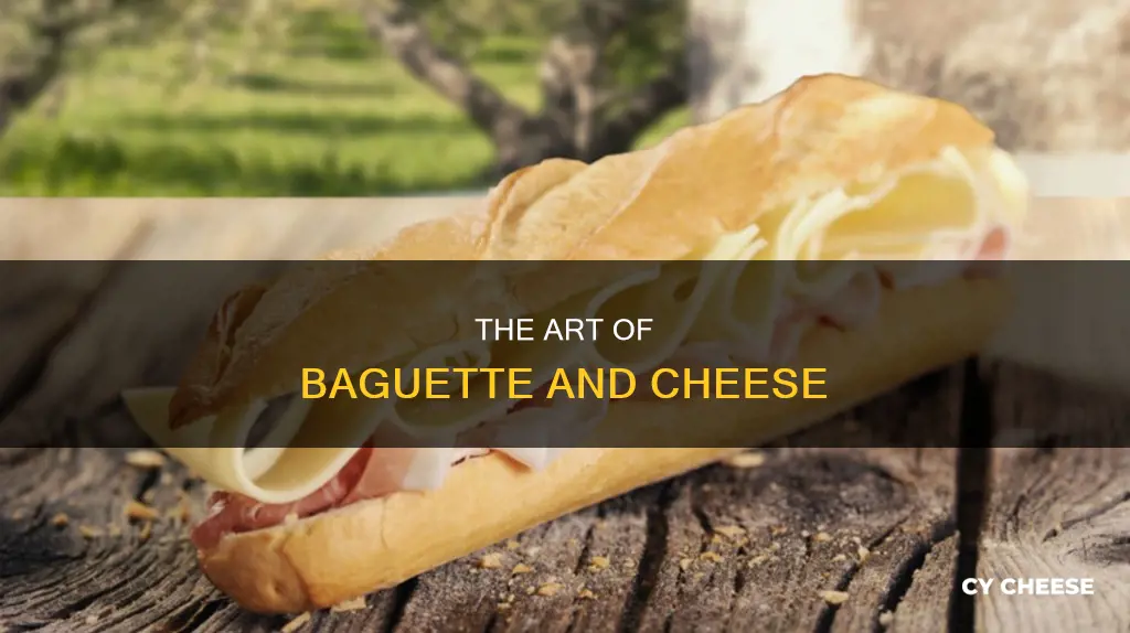 how to put cheese on baguette