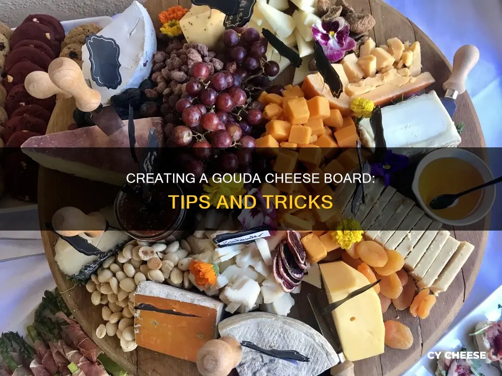 how to put gouda on a cheese board