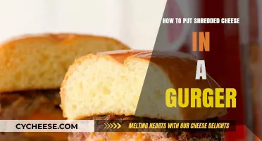 The Best Way to Add Shredded Cheese to Your Burger