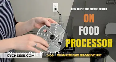 Mastering the Food Processor: Attaching the Cheese Grater