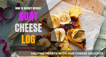 Defrosting Goat Cheese Log: Quick and Easy Methods