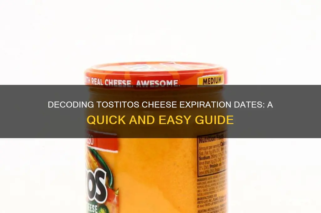 how to read expiration date on tostitos cheese