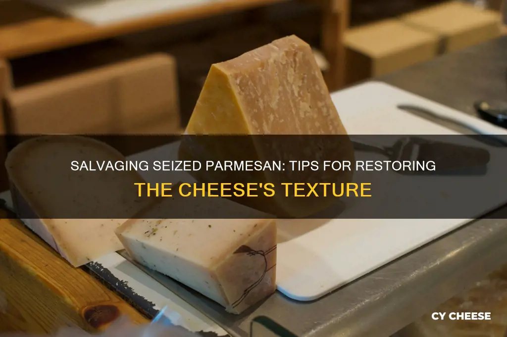 how to recover seized parmesan cheese