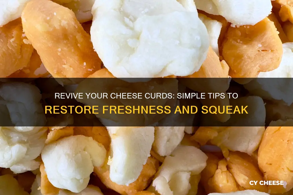 how to refresh cheese curds