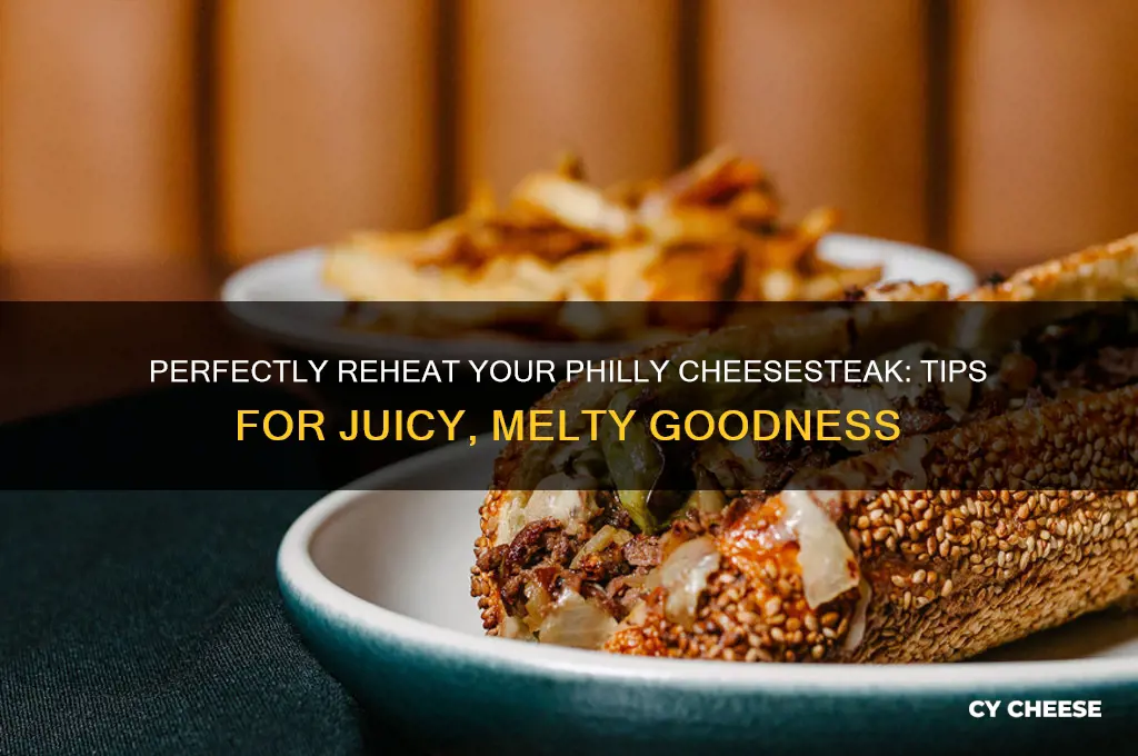 how to reheat a philly cheese steak sandwich