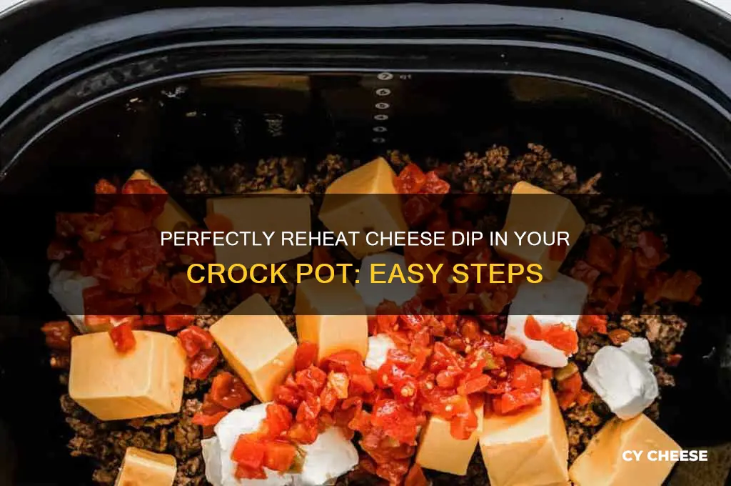 how to reheat cheese dip in crock pot