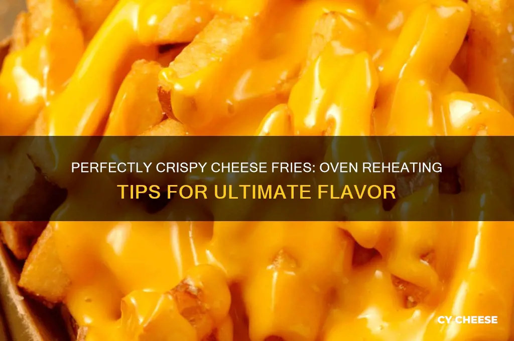 how to reheat cheese fries in the oven