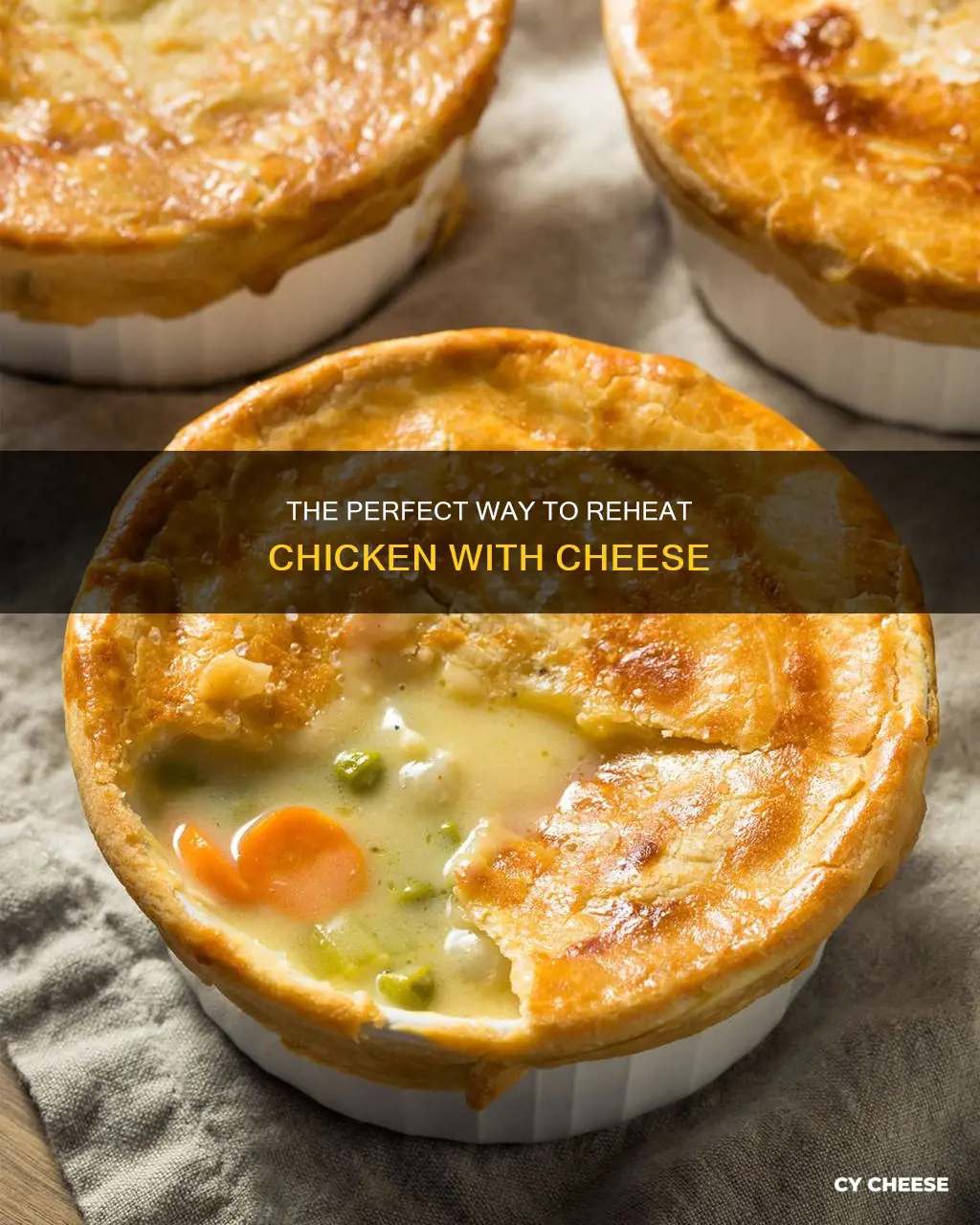 how to reheat frozen cooked chicken with cheese