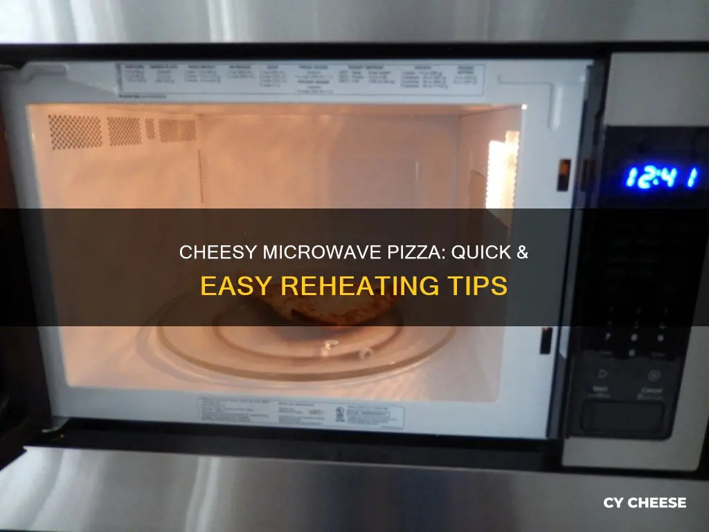 how to reheat pizz with cheese in microwave