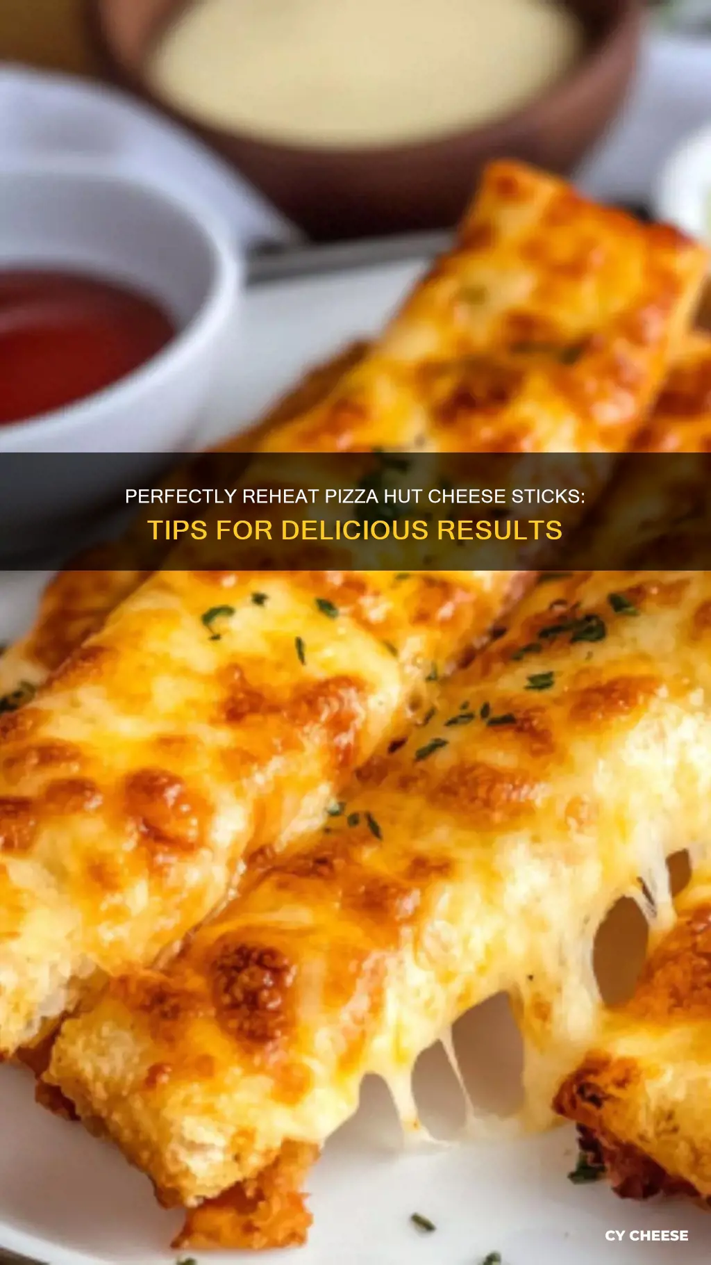 how to reheat pizza hut cheese sticks