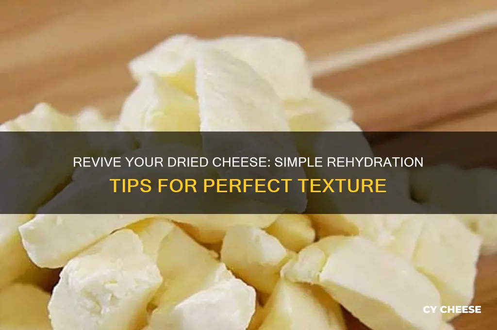 how to rehidrade dried cheese