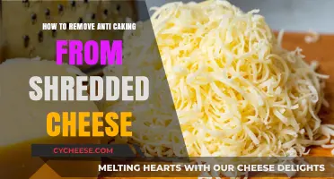 Effective Ways to Remove Anti-Caking Agents from Shredded Cheese