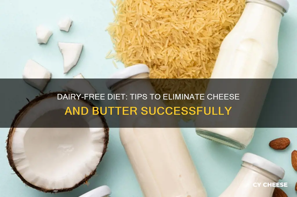 how to remove cheese and butter from diet