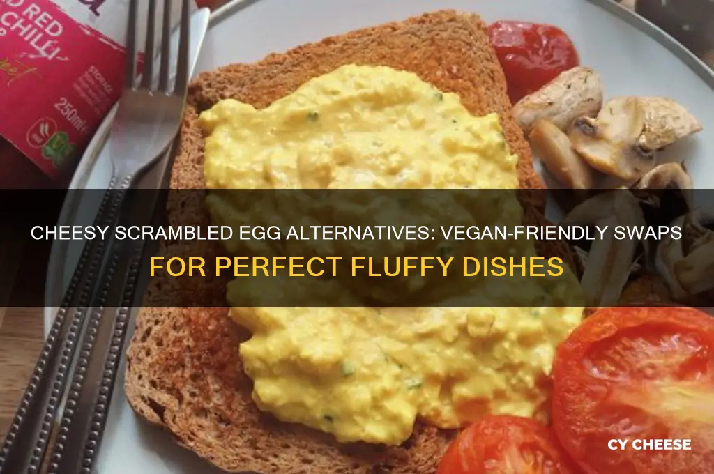 how to replace eggs for scrambled with cheese