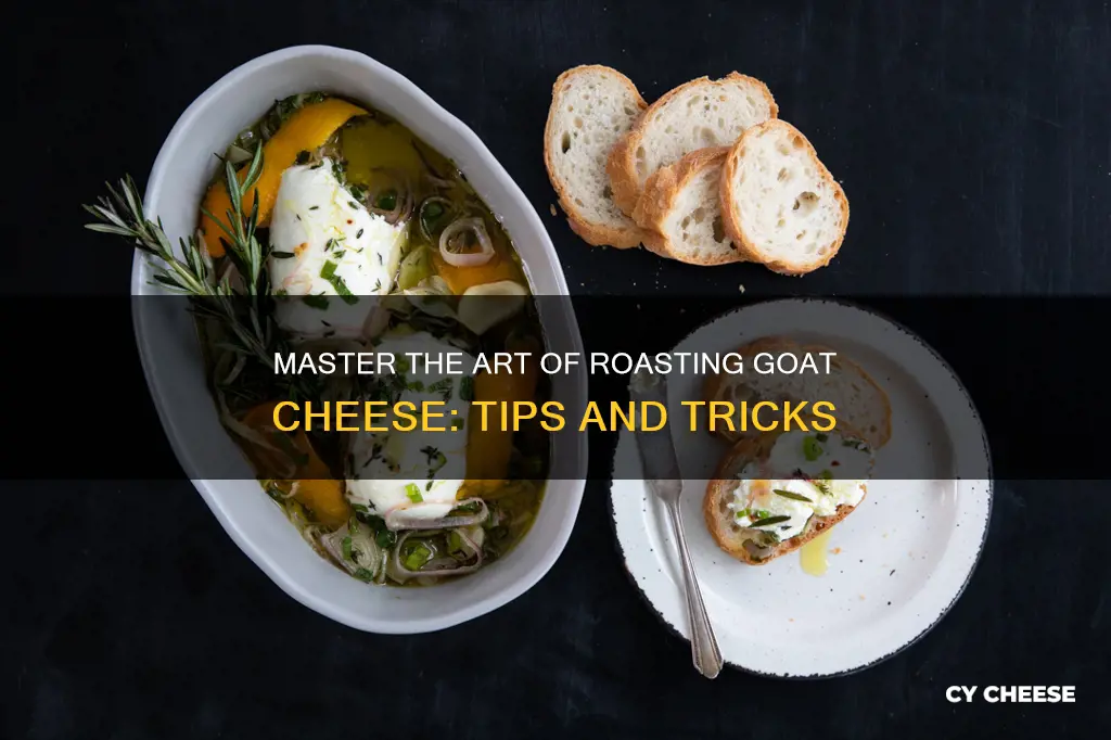 how to roast goat cheese