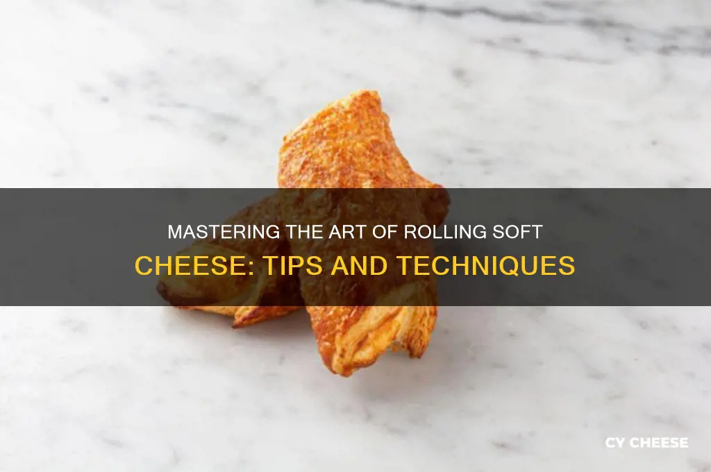 how to roll soft cheese
