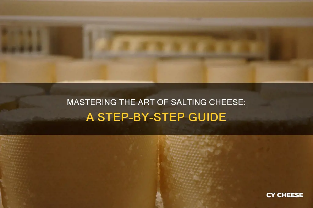 how to salt cheese