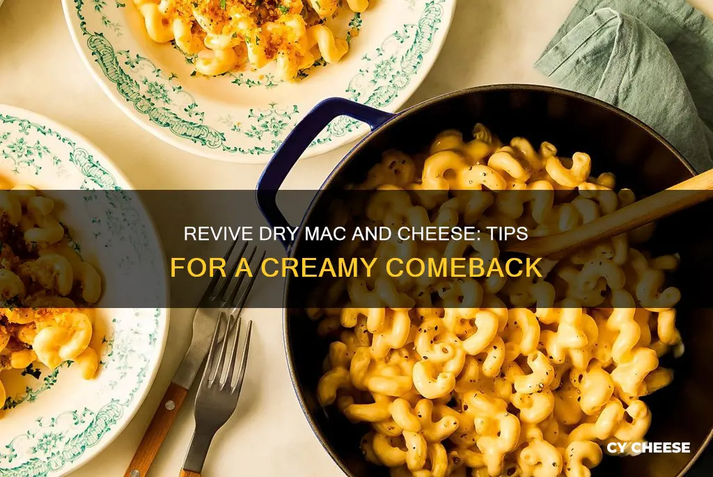 how to save dry macaroni and cheese