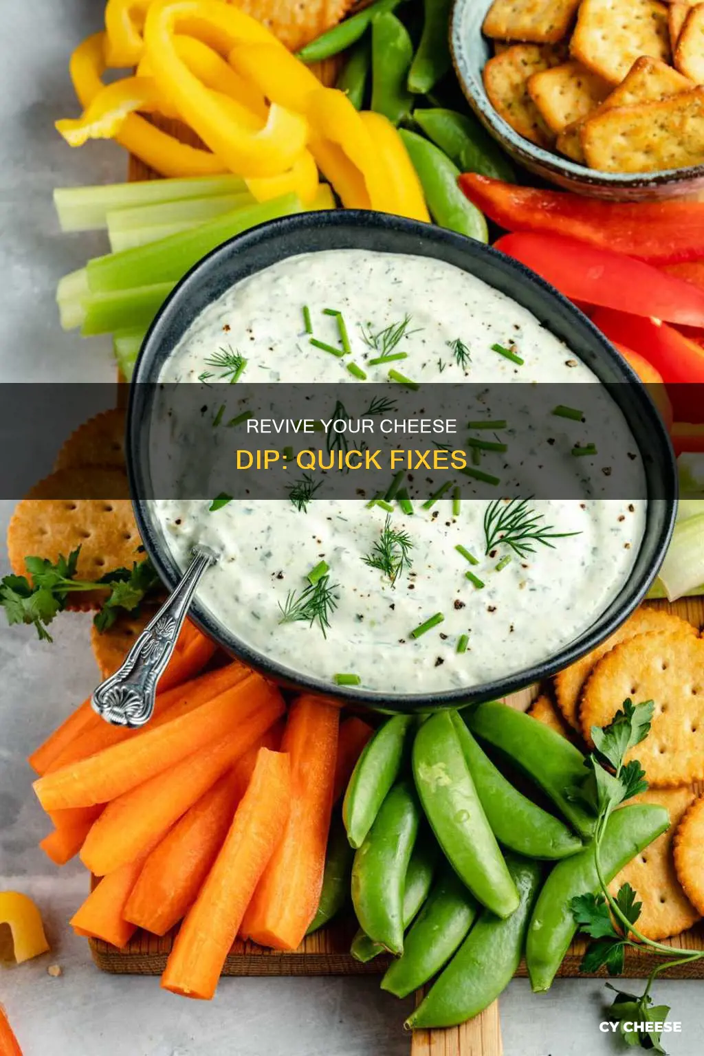 how to save melted cheese dip