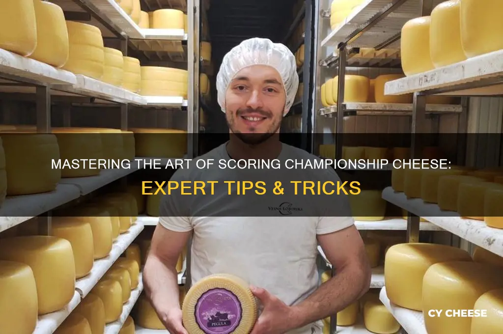 how to score championship cheese