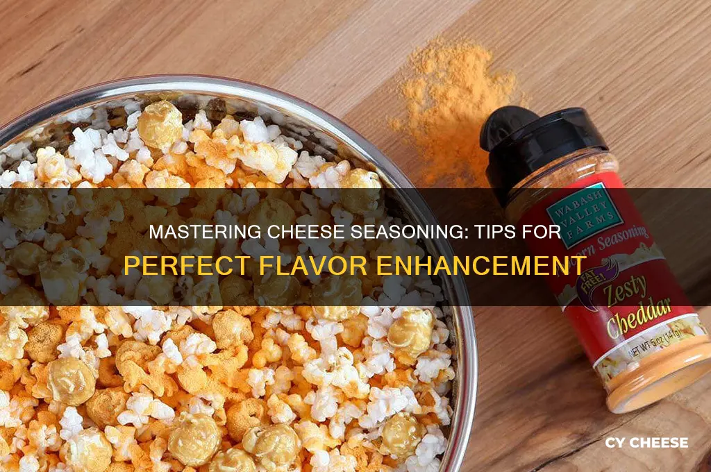how to season cheese