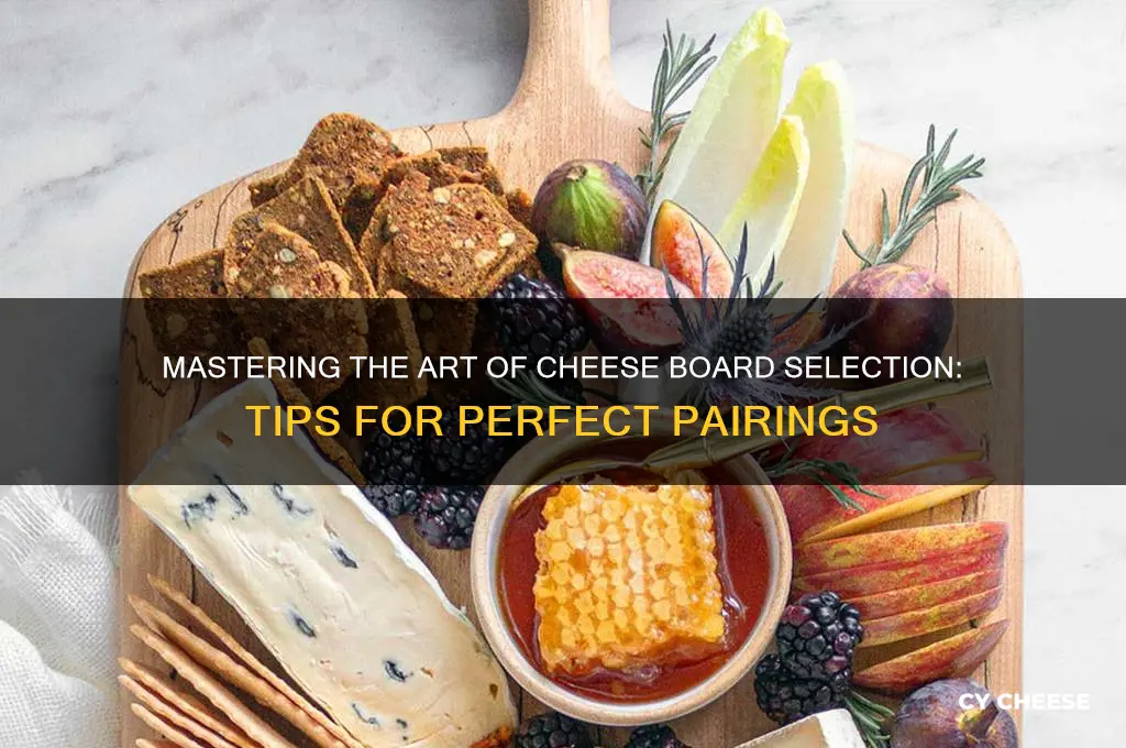 how to select cheeses for a cheese board